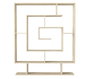 Hanah Home Estantería de Travertino 124.8x149.4x22 cm Tablero de Partículas Recubierto de Melamina